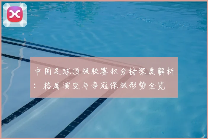中国足球顶级联赛积分榜深度解析:格局演变与争冠保级形势全览